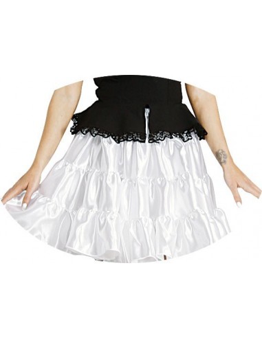 White Middle Skirt