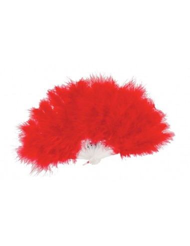 Red Feathered Fan