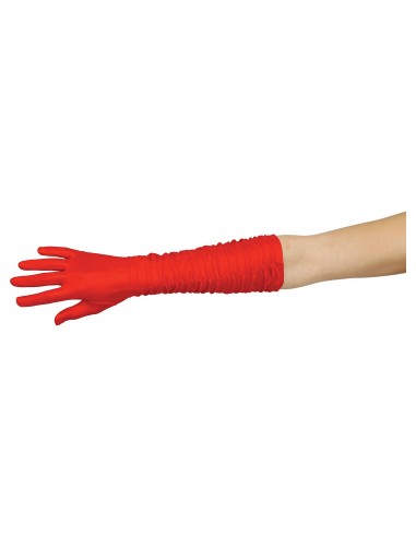 Red Drape Gloves