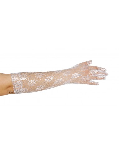 White Net Gloves