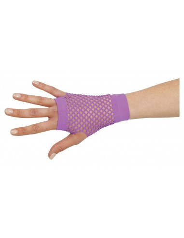 Purple Net Gloves