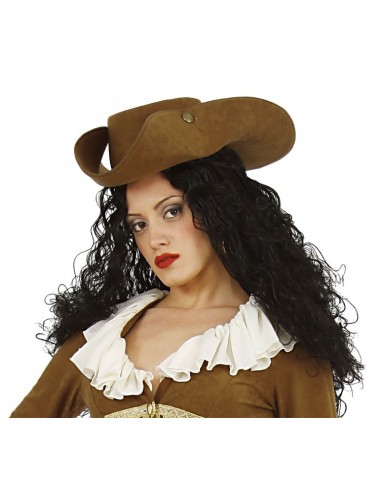 Brown Pirate Hat for Adults