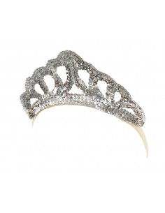 Silver Sequins Tiara
